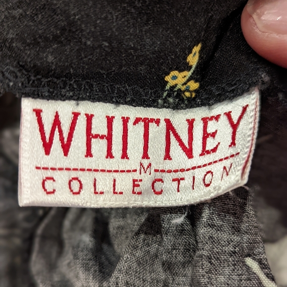 Vintage 1990s Whitney Collection Floral Maxi Dress - Picture 2 of 5